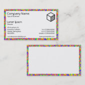 Rechthoek - Abstract 080716(7) Visitekaartje (Voorkant / Achterkant)