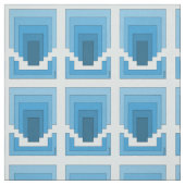 Rechthoek Abstract in blauw Stof (Swatch)