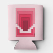 Rechthoek Abstract in rood Blikjeskoeler (Achterkant)