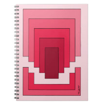 Rechthoek Abstract in rood