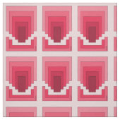 Rechthoek Abstract in rood Stof (Swatch)