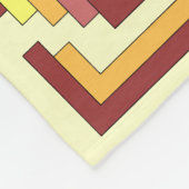 Rechthoek Abstract veelkleurig (jaren '70 stijl) Fleece Deken (Hoek)