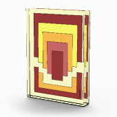 Rechthoek Abstract veelkleurig (jaren '70 stijl) Fotoblokken (Rechts)