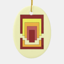 Rechthoek Abstract veelkleurig (jaren '70 stijl)