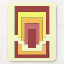 Rechthoek Abstract veelkleurig (jaren '70 stijl)