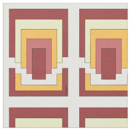 Rechthoek Abstract veelkleurig (jaren '70 stijl) Stof