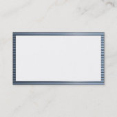 Rechthoek - Chrome buizen Visitekaartje (Achterkant)