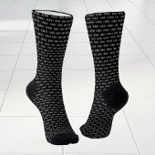 Rechthoek Custom Logo Patroon Business Corporate Sokken