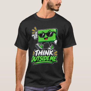 Rechthoek — Denk buiten mezelf T-shirt