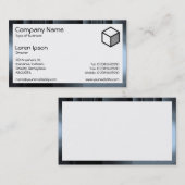 Rechthoek - Glazen platen Visitekaartje (Voorkant / Achterkant)