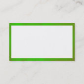 Rechthoek - Groene alk Visitekaartje (Achterkant)