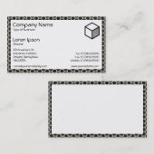 Rechthoek - Honeycomb Warm Visitekaartje (Voorkant / Achterkant)