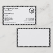 Rechthoek - Honingraat Cool Visitekaartje (Voorkant / Achterkant)