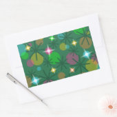 Rechthoek kerstlampje sticker (Envelop)