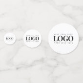 Rechthoek Logo Custom Business Company Party Confetti (Voorkanten)