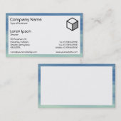 Rechthoek - Luchtvaartsporen Visitekaartje (Voorkant / Achterkant)