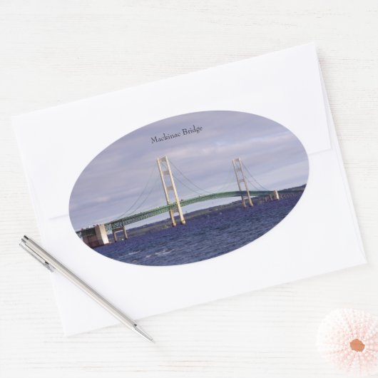 Rechthoek makreel of ovaalseticker ovale sticker (Envelop)