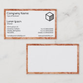 Rechthoek - Marmer 02 Visitekaartje (Voorkant / Achterkant)
