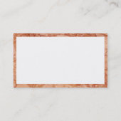Rechthoek - Marmer 02 Visitekaartje (Achterkant)