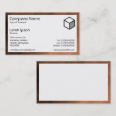 Rechthoek - Martian Dust Storm Visitekaartje (Voorkant / Achterkant)