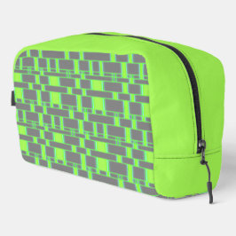 Rechthoek Patroon Grijs 15 Toilettasje