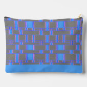 Rechthoek Patroon Grijs 7 Etui (Achterkant)