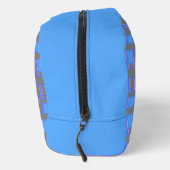 Rechthoek Patroon Grijs 7 Toilettasje (Rechts)