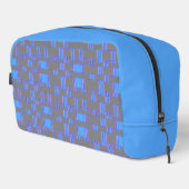 Rechthoek Patroon Grijs 7 Toilettasje (Rechterhoek)