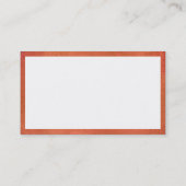 Rechthoek - Rust Visitekaartje (Achterkant)