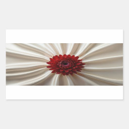 Rechthoek sticker met Japanse kleuren