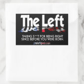 Rechthoek Stickers - Links, gedefinieerd... (Tas)