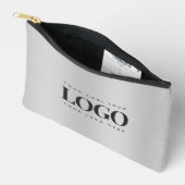 Rechthoek toevoegen Business Logo Grey Etui (Open)
