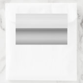 Rechthoek Twee Toned Smooth Metal Bord Sticker (Tas)