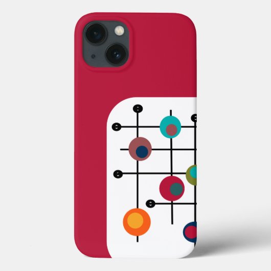 Rechthoek uit het midden van de eeuw  Case-Mate iPhone case (Achterkant)