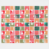 Rechthoeken Abstract 120623 Fleece Deken (Voorkant (Horizontaal))