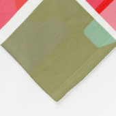 Rechthoeken Abstract 120623 Fleece Deken (Hoek)
