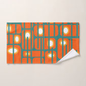 Rechthoeken en cirkels bad handdoek (Handdoek)