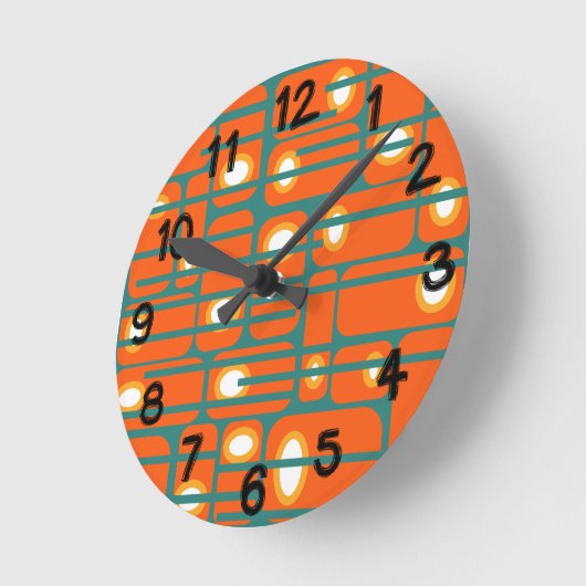 Rechthoeken en cirkels ronde klok (Hoek)