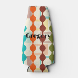 Rechthoeken en kettingen flesjeskoeler