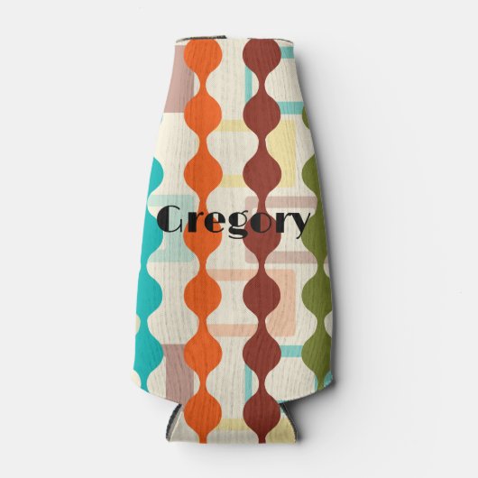 Rechthoeken en kettingen flesjeskoeler (Voorkant)