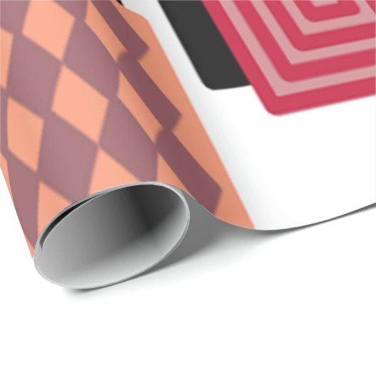 Rechthoeken en schaduwen cadeaupapier (Rol Hoek)