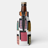 Rechthoeken en schaduwen flesjeskoeler (Fles Achterkant)