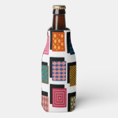 Rechthoeken en schaduwen flesjeskoeler (Fles Voorkant)