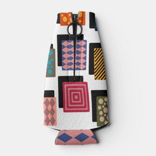 Rechthoeken en schaduwen flesjeskoeler (Achterkant)