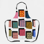Rechthoeken en schaduwen schort (Voorkant)