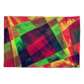 Rechthoeken en vierkantjes, gekleurd kussensloop (Achterkant-Links)