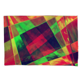 Rechthoeken en vierkantjes, gekleurd kussensloop