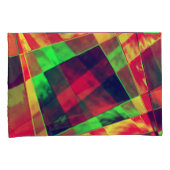 Rechthoeken en vierkantjes, gekleurd kussensloop (Voorkant-Rechts)