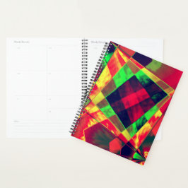 Rechthoeken en vierkantjes, gekleurd planner