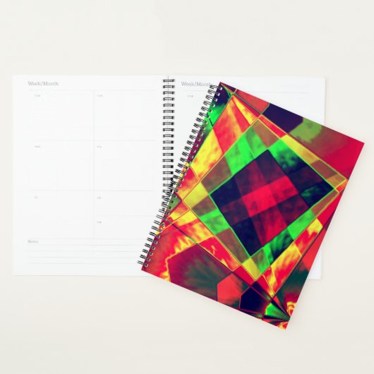 Rechthoeken en vierkantjes, gekleurd planner (Display)